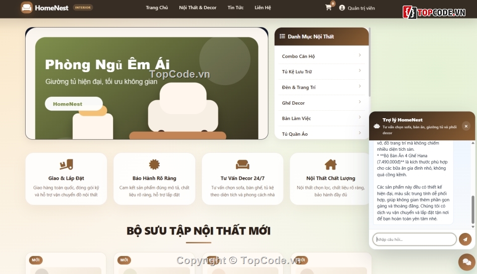 nội thất,website nội thất,web nội thất